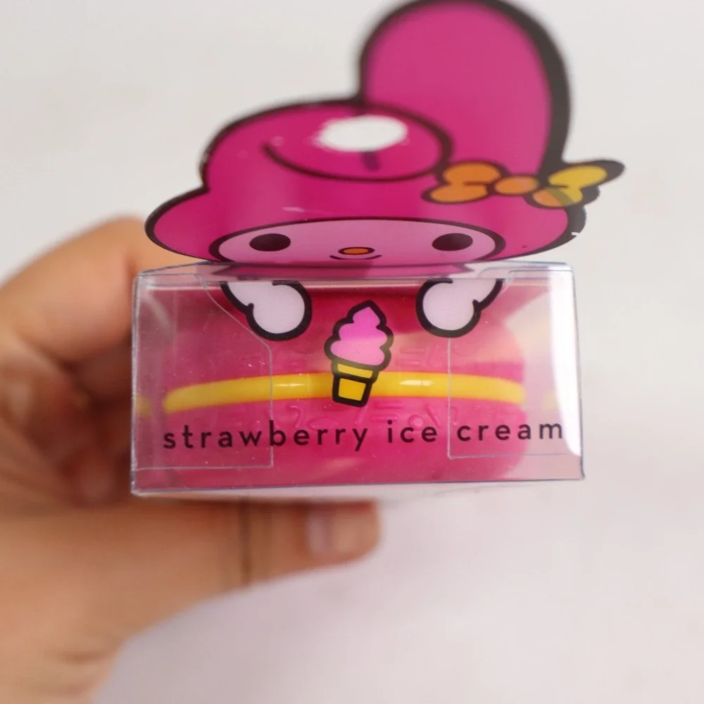 The Creme Shop - My Melody Macaron Lip Balm Strawberry Ice Cream